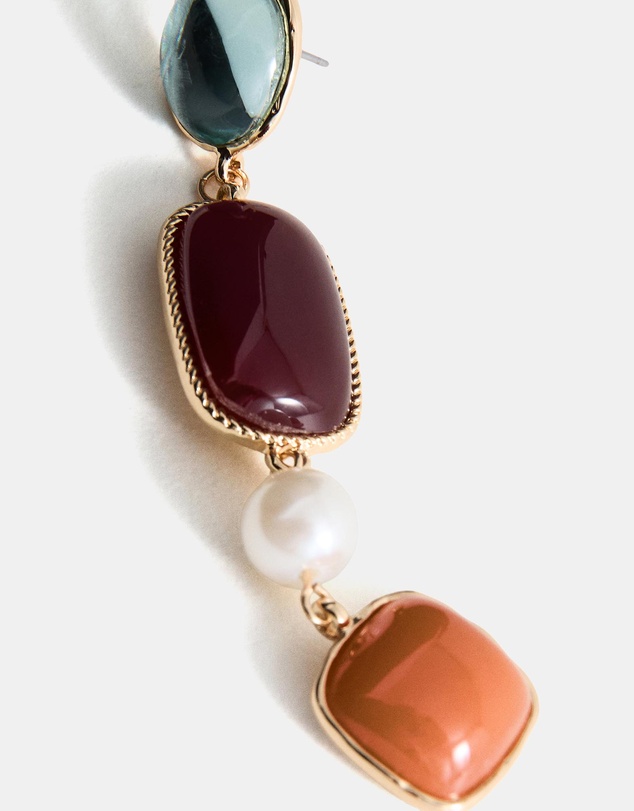 M.N.G - Combined Long Earrings
