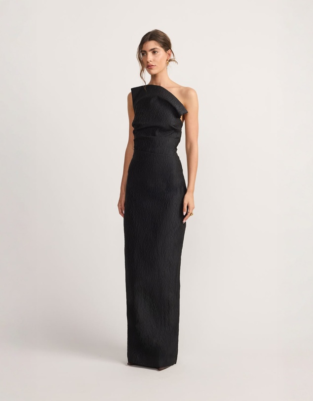 TOJHA - Tacoma Dress - Textured Black