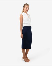 Forcast - Safira Midi Pencil Skirt