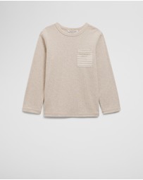 Country Road - Cotton Long Sleeve Pocket T-shirt