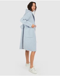 Belle & Bloom - Walk This Way Wool Blend Hooded Coat