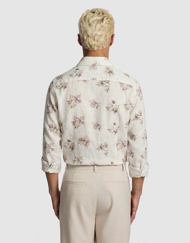 yd. - Lucio Slim Floral Shirt