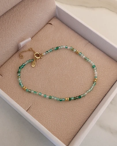Luna Rae - Gold Vermeil - Cove Beaded Bracelet