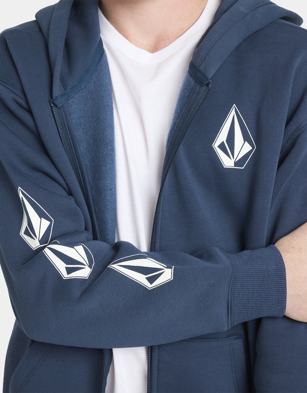 Volcom - Boys 8 to 16 Iconic Stone Zip Up Hoodie