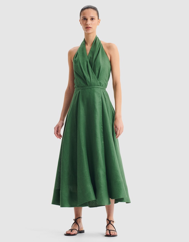Morrison - Ronni Linen Halter Dress