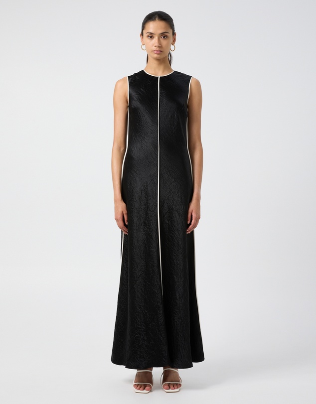 Third Form - Crush Contrast Bind Maxi Tank Dress