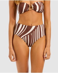 Seafolly - Coastline High Waisted Bikini Bottom