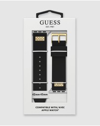 GUESS - Guess Apple Band - Black & Gold Frontier Silicone Stones 42/44/45mm