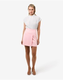 Forcast - Nikki Mini Wrap Skirt