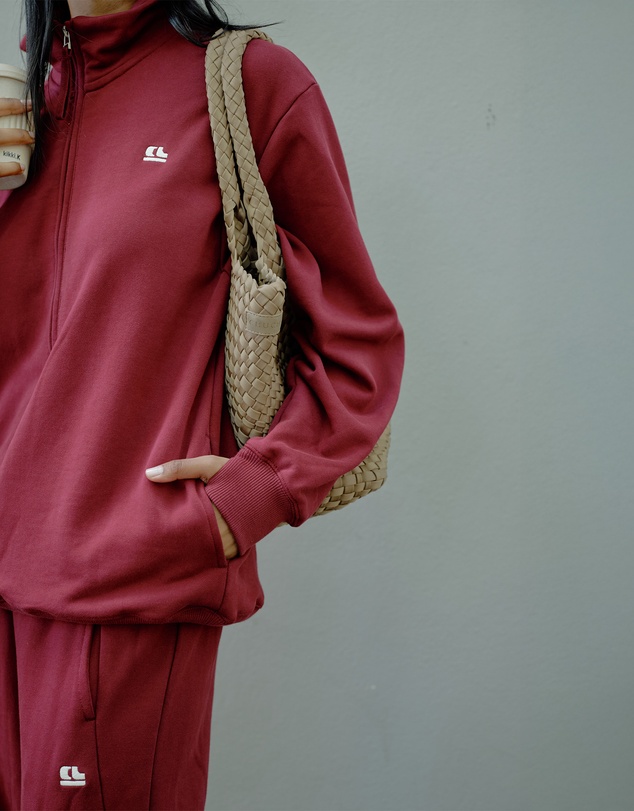 Ceres Life - Lonny Oversized Half Zip Sweat