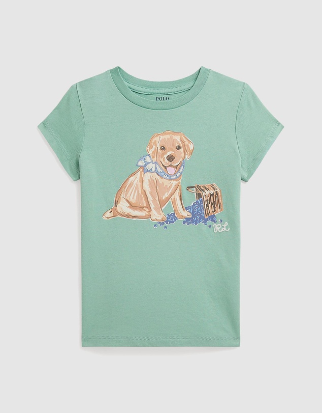 Polo Ralph Lauren - Dog-Print Cotton Jersey T-Shirt - Babies-Kids