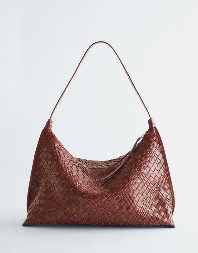 & Other Stories - Interwoven Leather Tote Bag