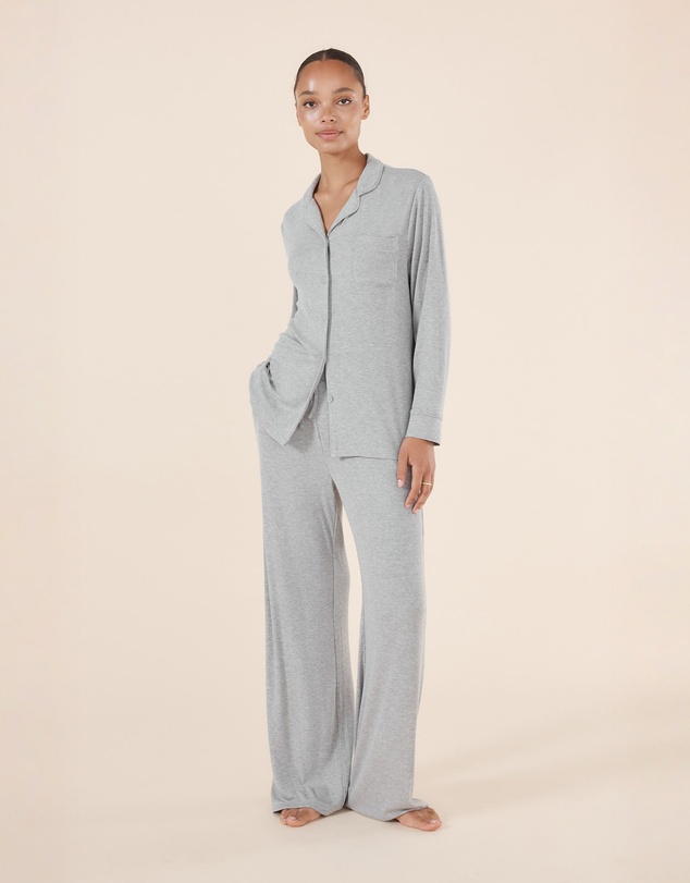Gingerlilly - Emilia Ribbed Lounge PJ set