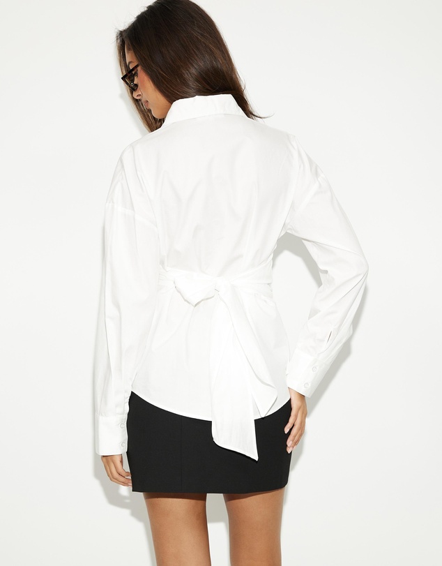 Dazie - Saffron Wrap Shirt