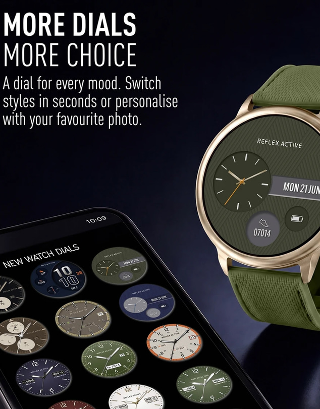 Reflex Active - Spectra 300R Khaki Smart Watch