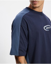Thrills - Fusion Panel Box Fit Oversize Cropped Tee