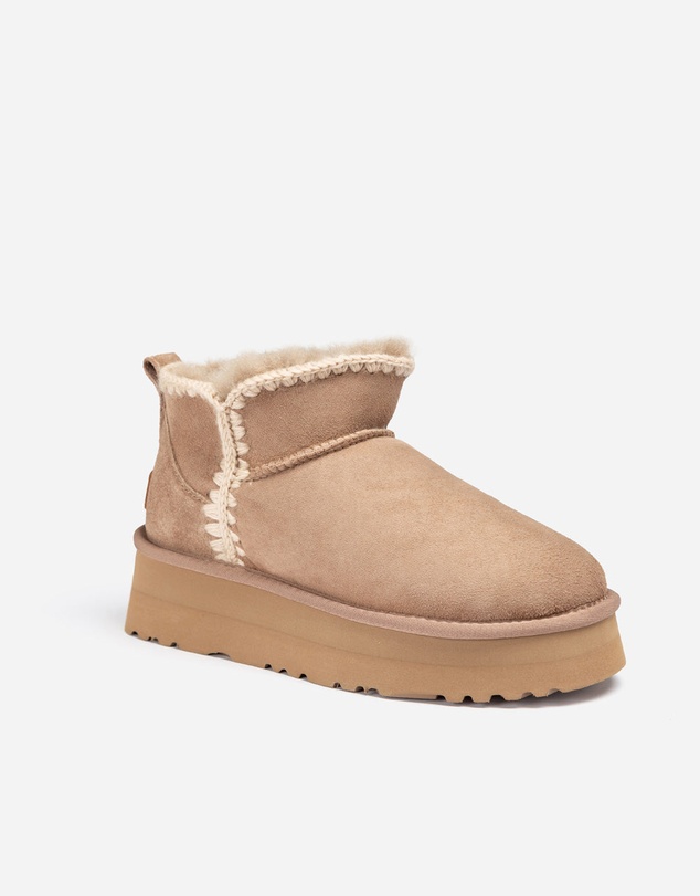 Ozwear Connection Uggs - Ugg Eskimo Platform Mini Boots