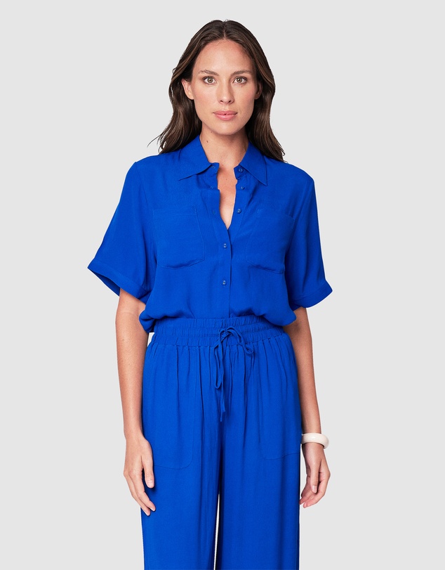 UNE PIECE - Short Sleeve Button-Up Shirt