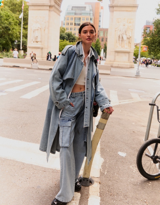 Belle & Bloom - Wild Skies Denim Trench