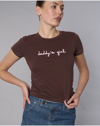 Love and Nostalgia - Daddy’S Girl Print Tee
