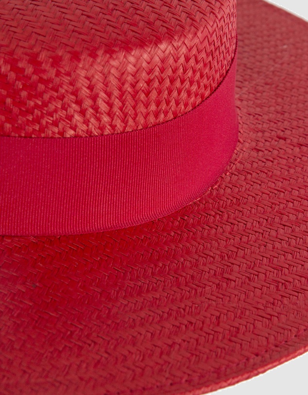 Max Alexander - Red Boater Hat
