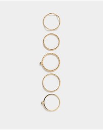 Forcast - Kaleah 5PC Rings Set