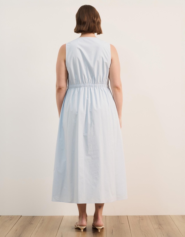 Atmos&Here Curvy - Ida Cotton Poplin Midi Dress