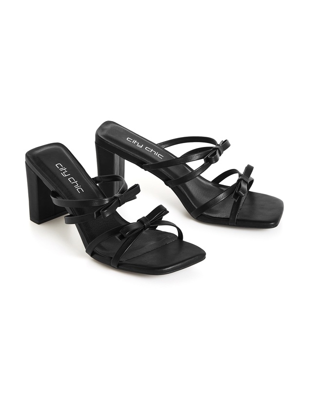 City Chic - WIDE FIT Ava Mule