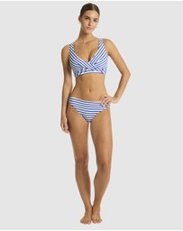 Sea Level Australia - Amalfi Cross Front Multifit Bra Top
