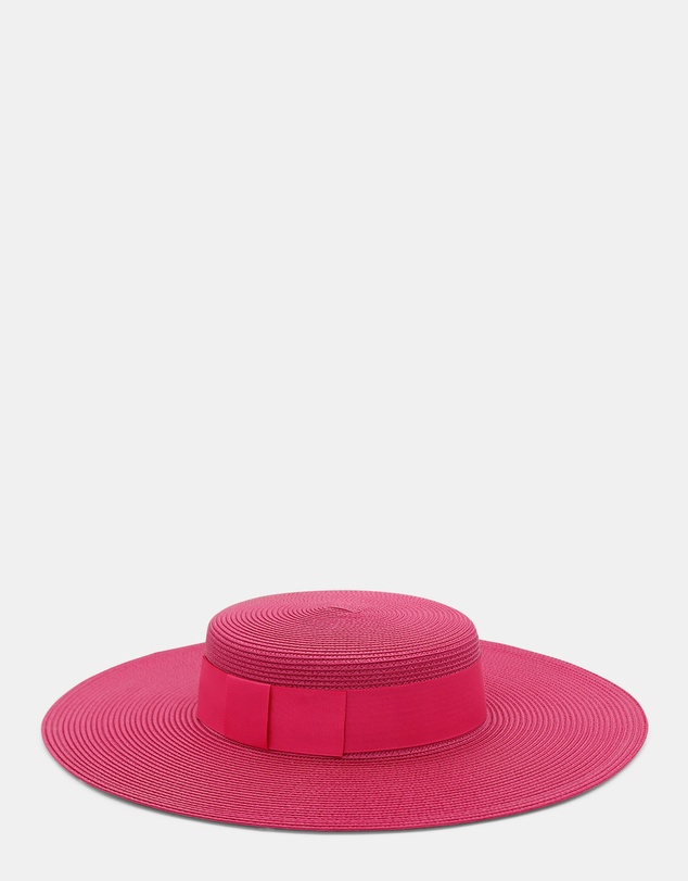 Morgan & Taylor - Macy Racewear Boater in Magenta Pink