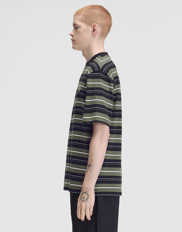 Fred Perry - Heavyweight Striped T-Shirt