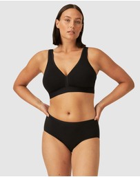 Naturana - Athleisure Cotton Padded Strap Wirefree Bra