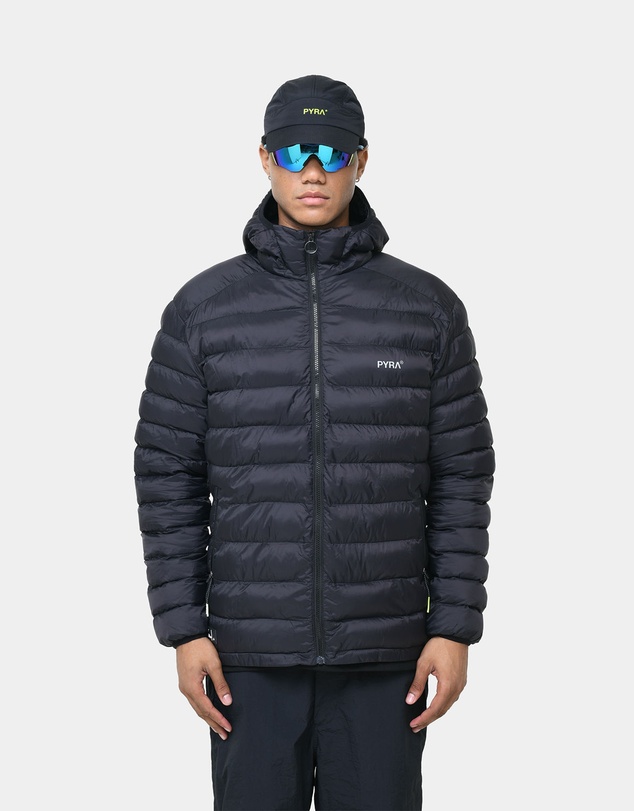 PYRA - SUMMIT PUFFER JACKET - BLACK
