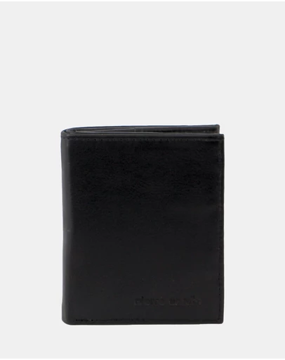 Pierre Cardin - Pierre Cardin Rustic Leather Men's Slim Bi-Fold Wallet