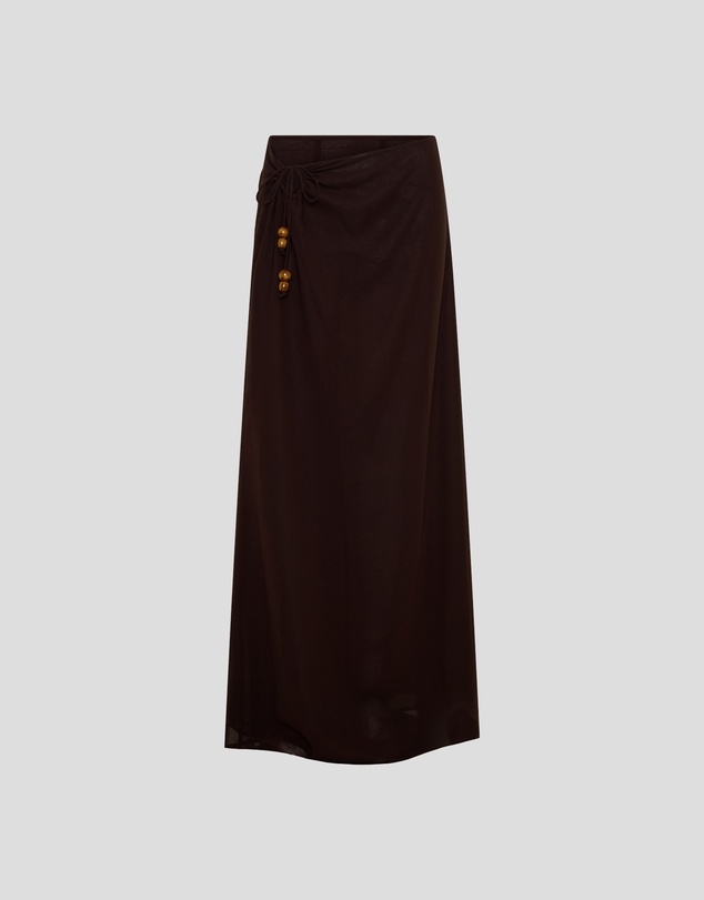 Vacay Swimwear - Vela Skirt Chocolate