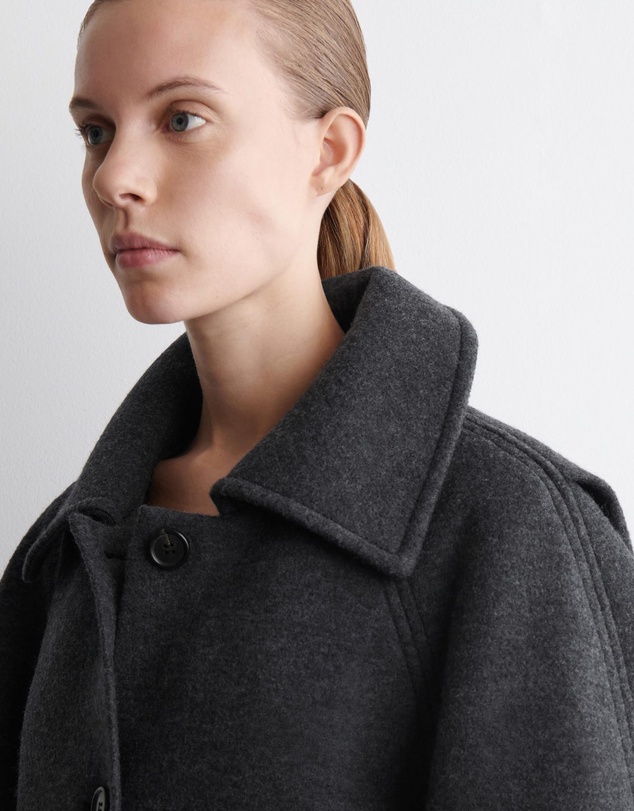 COS - Sculpted Wool-Blend Coat