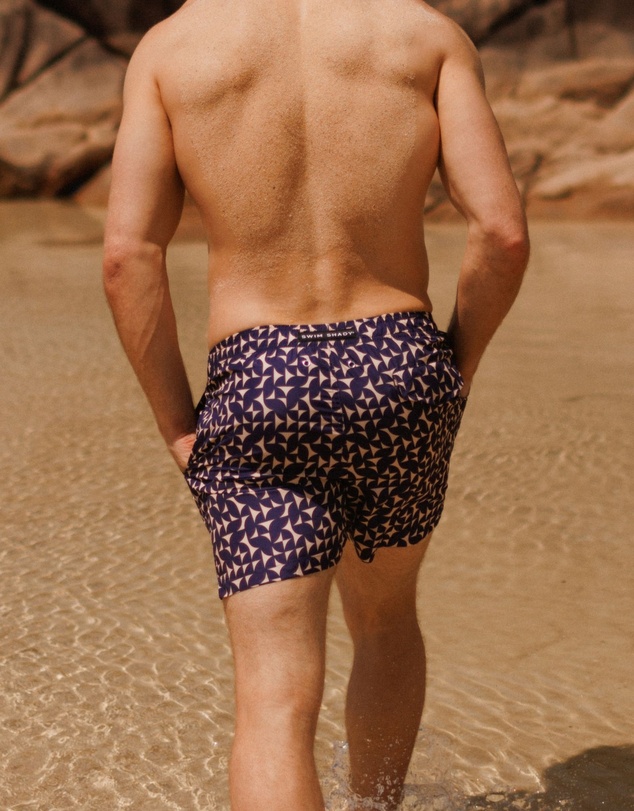 Swim Shady - Sapphire Sand Swim Shorts