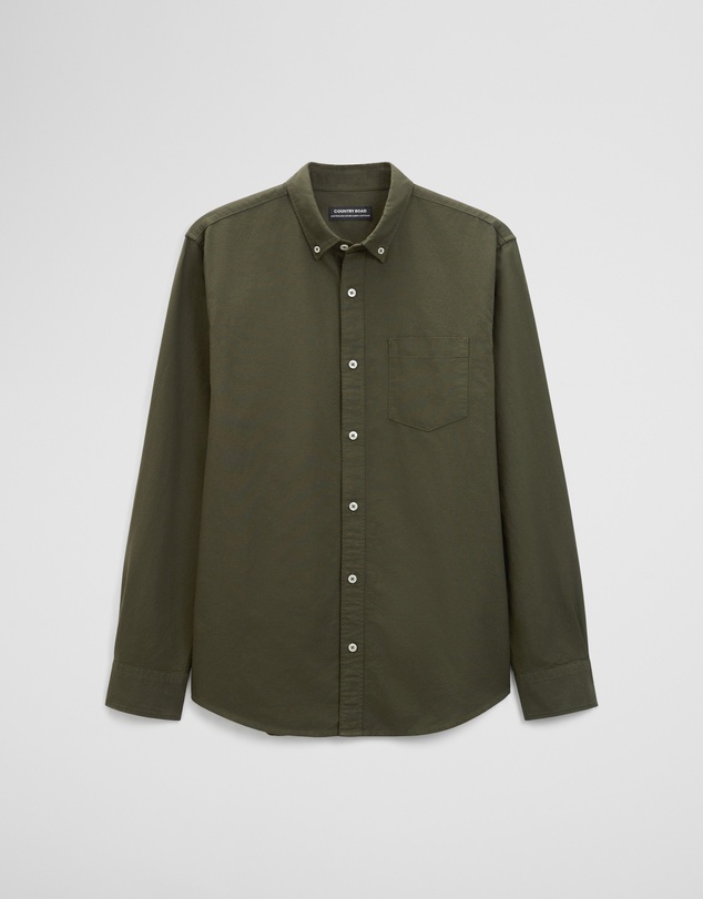 Country Road - Australian Good Earth Cotton Regular Fit Oxford Shirt