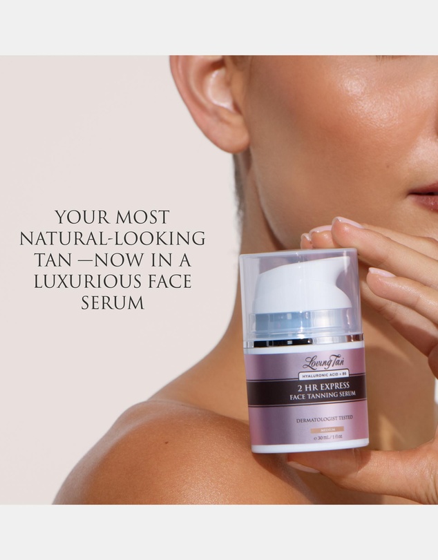 Loving Tan - 2-Hour Express Face Tanning Serum Medium 30ml