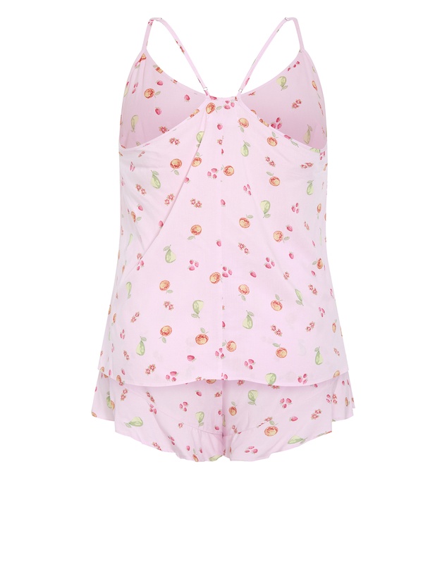City Chic - Kitty Berry Print Pyjama Set