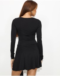 Dazie - Vacay Boat Neck Mini Dress