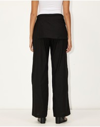 Dazie - Overcast Linen Blend Pants