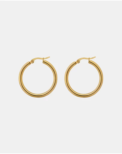 Zoe Olivia - Waterproof Thin Classic Hoop Earrings