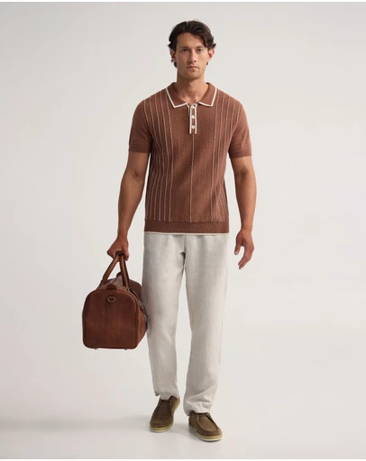 Oxford - Roman Piping Trim Knitted Polo
