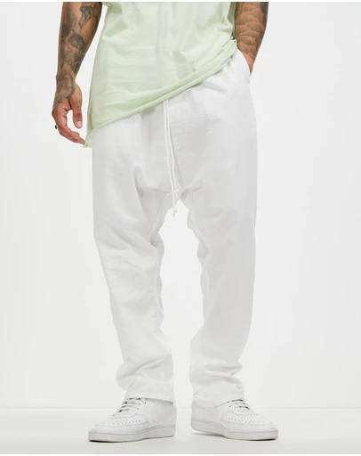 Surrounded By Ghosts - The Gismondine Linen Drawstring Pants
