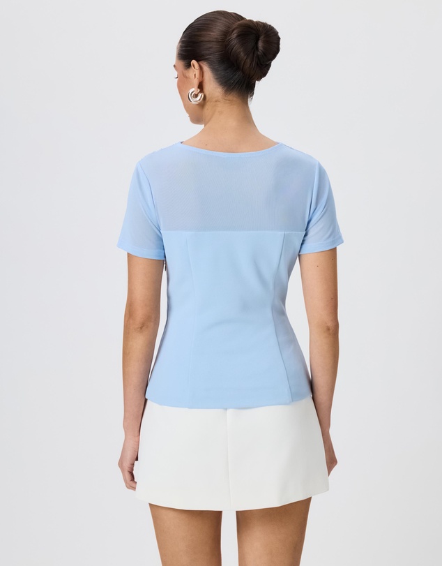 Tussah - Olivia V-Neck Crepe Top