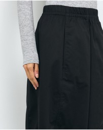 AERE - Organic Cotton Twill Barrel Leg Pants