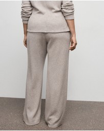 M.N.G - Straight-Fit Trousers With Elastic Waist