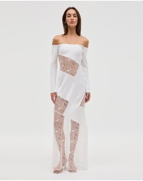 Third Form - Inhale Panel Off Shoulder Dress