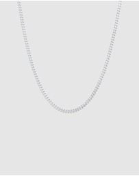 Kuzzoi - ICONIC EXCLUSIVE - Necklace Chain Basic Trend in 925 Sterling Silver